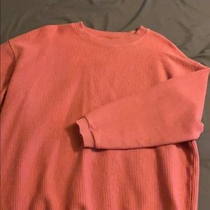 Aerie American Eagle Corded Crew Sweatshirt